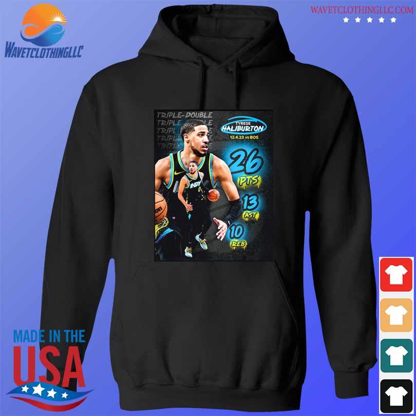 Tyrese haliburton's first career triple double incredible shirt, hoodie ...