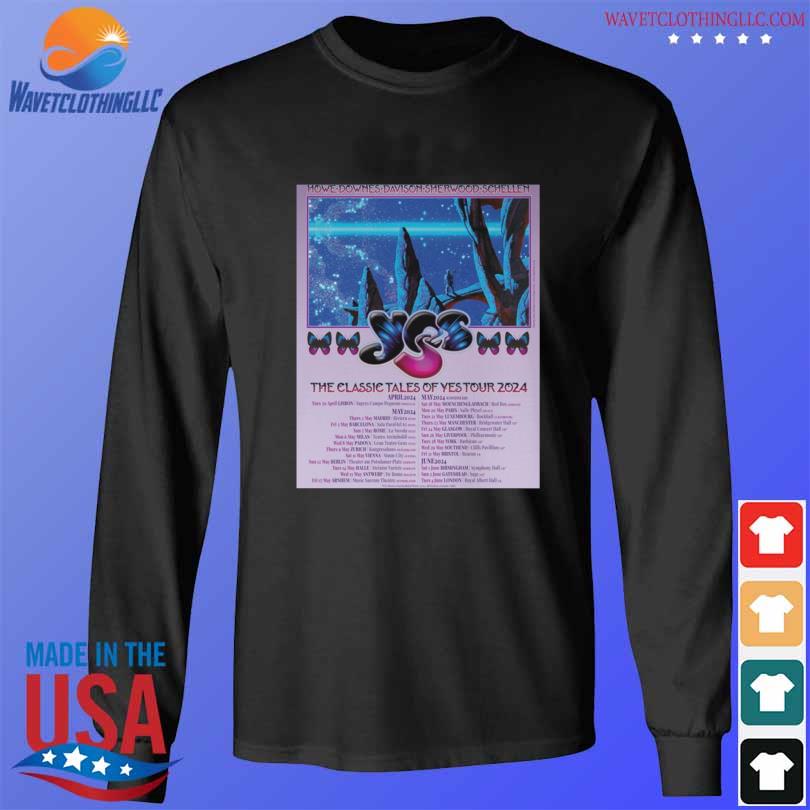 Yes the classic tales of yes tour 2024 shirt, hoodie, sweater, long ...