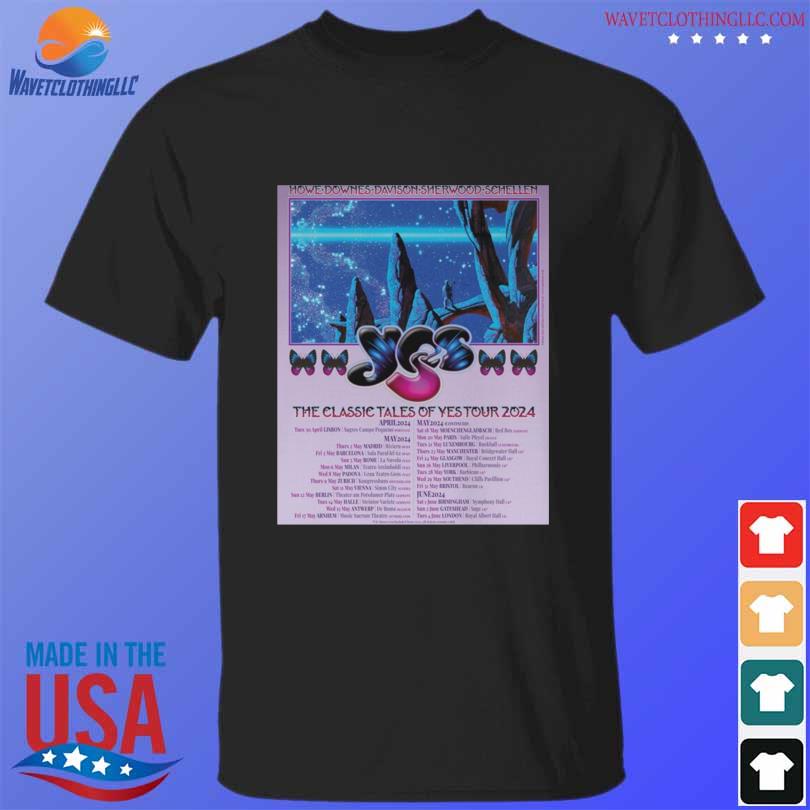 Yes the classic tales of yes tour 2024 shirt, hoodie, sweater, long