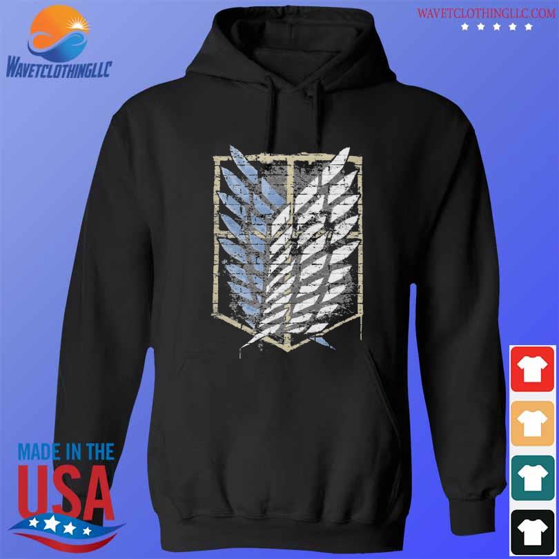 Aot Scout Emblem Graffiti Attack On Titan 2024 Shirt Hoodie Sweater   Aot Scout Emblem Graffiti Attack On Titan 2024 Shirt Hoodie Den 