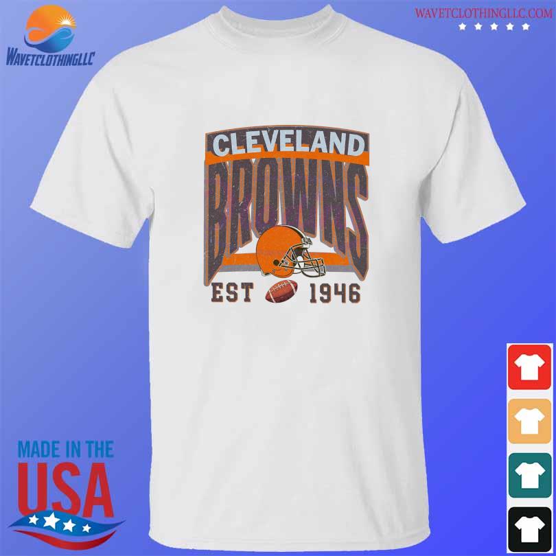 Cleveland browns est 1946 helmet 2024 shirt, hoodie, sweater, long ...