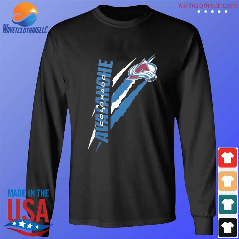 Colorado Avalanche Starter Color Scratch 2024 Shirt Hoodie Sweater   Colorado Avalanche Starter Color Scratch 2024 Shirt Longsleeve Den 