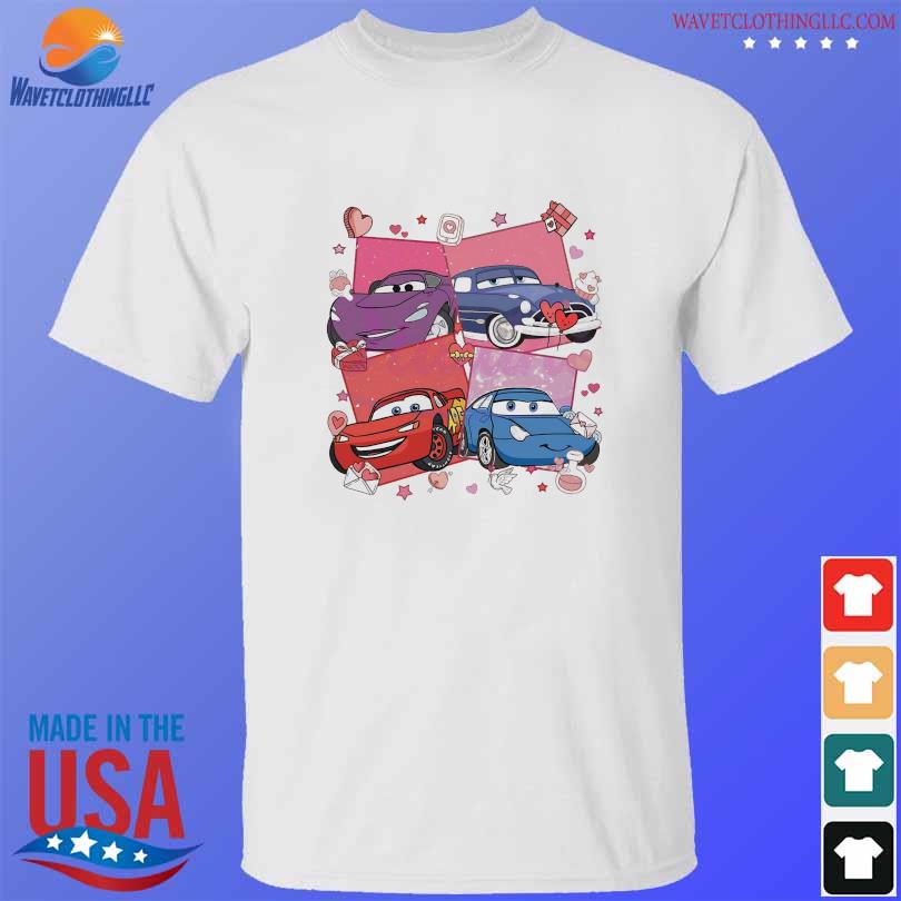 Lightning Mcqueen Friends Valentine 2024 Shirt Hoodie Sweater Long   Lightning Mcqueen Friends Valentine 2024 Shirt T Shirt 