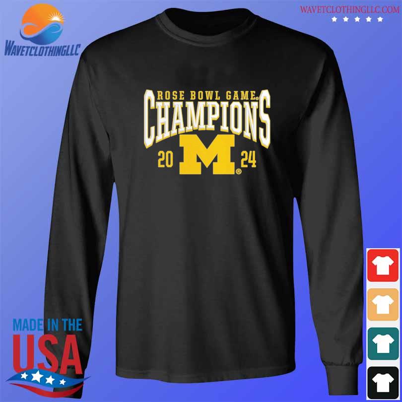 Michigan Wolverines 2024 Rose Bowl Champions Score T-Shirt longsleeve den