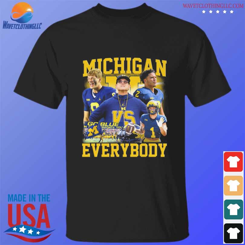 Michigan wolverines all team 2024 go blue everybody shirt