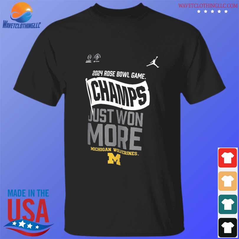 Top Hot On Wavetclothingllc Sorcerers Hunter Toji Jujutsu Kaisen   Michigan Wolverines Jordan Brand College Football Playoff 2024 Rose Bowl Champions Locker Room Shirt T Shirt Den 