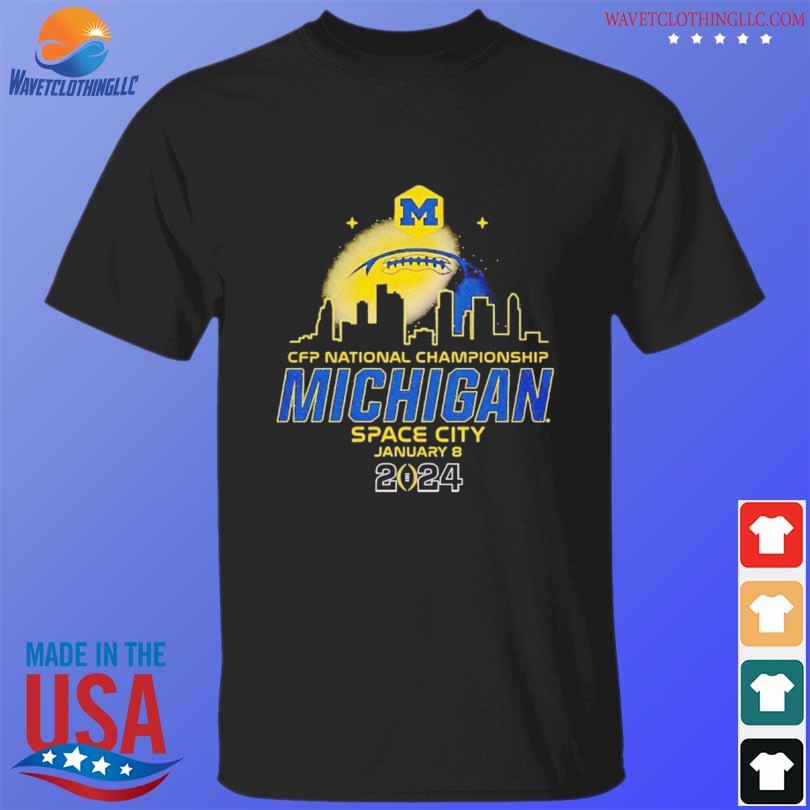 National Championship 2024 Michigan Space Shirt Hoodie Sweater Long   National Championship 2024 Michigan Space Shirt T Shirt Den 