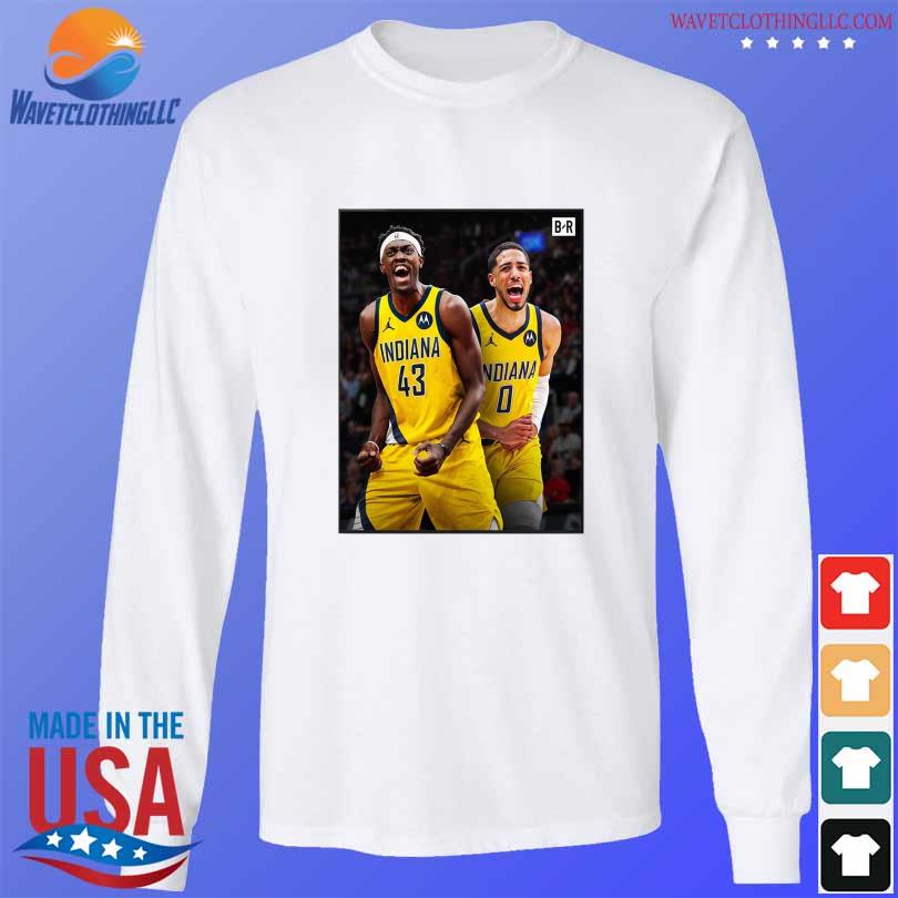 Pascal siakam and tyrese haliburton of indiana pacers poster 2024 shirt ...