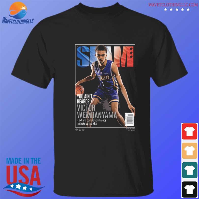 Slam cover shirt - victor wembanyama 2024 shirt, hoodie, sweater, long ...