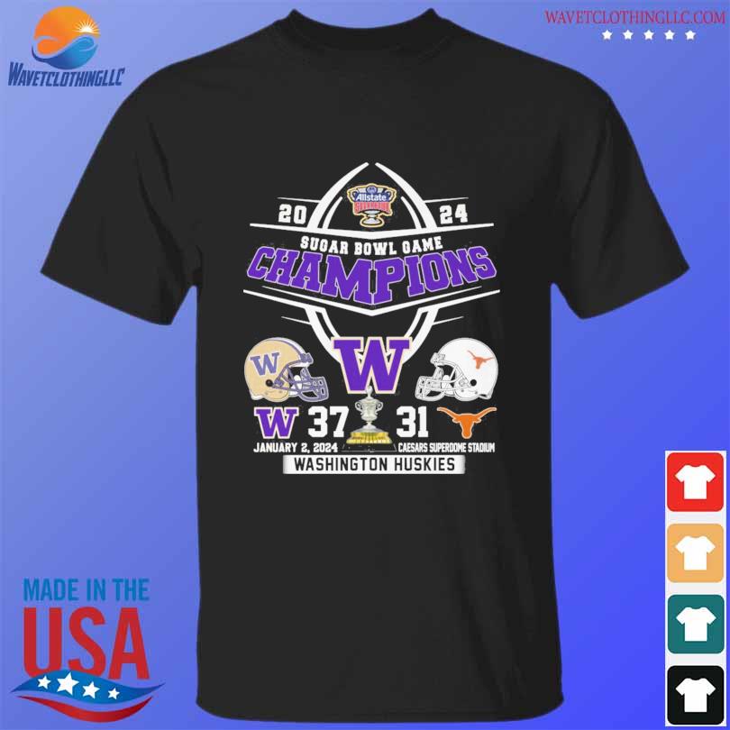 Washington huskies and Texas longhorn 2024 sugar bowl game champions