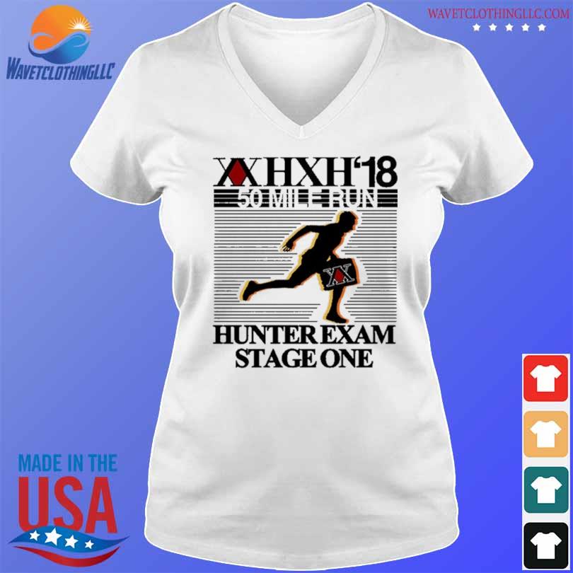 Xxhxh'18 50 mile run hunter exam stage one 2024 shirt, hoodie, sweater