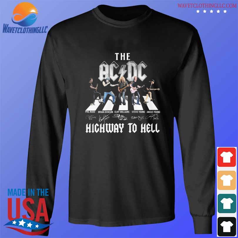 The ACDC Highway To Hell Abbey Road Signatures 2024 Shirt Hoodie   The Acdc Highway To Hell Abbey Road Signatures 2024 Shirt Longsleeve Den 