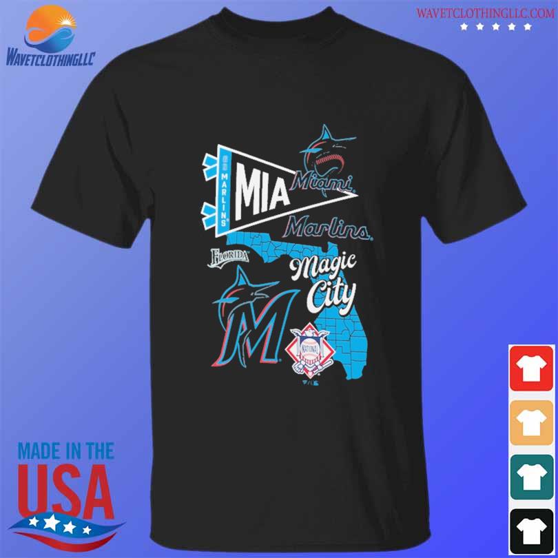 Miami marlins split zone 2024 shirt