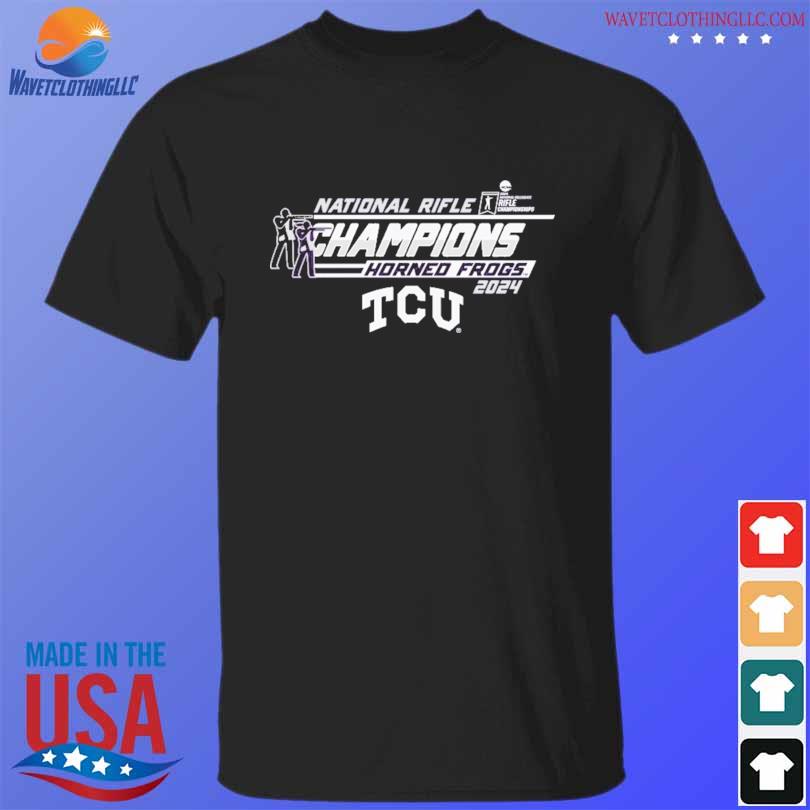 Tcu Horned Frogs Blue 84 Unisex 2024 Ncaa Rifle National Champions   Tcu Horned Frogs Blue 84 Unisex 2024 Ncaa Rifle National Champions Shirt T Shirt Den 