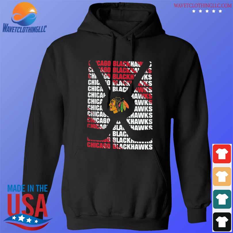 Youth Chicago Blackhawks Black Box T-Shirt hoodie den
