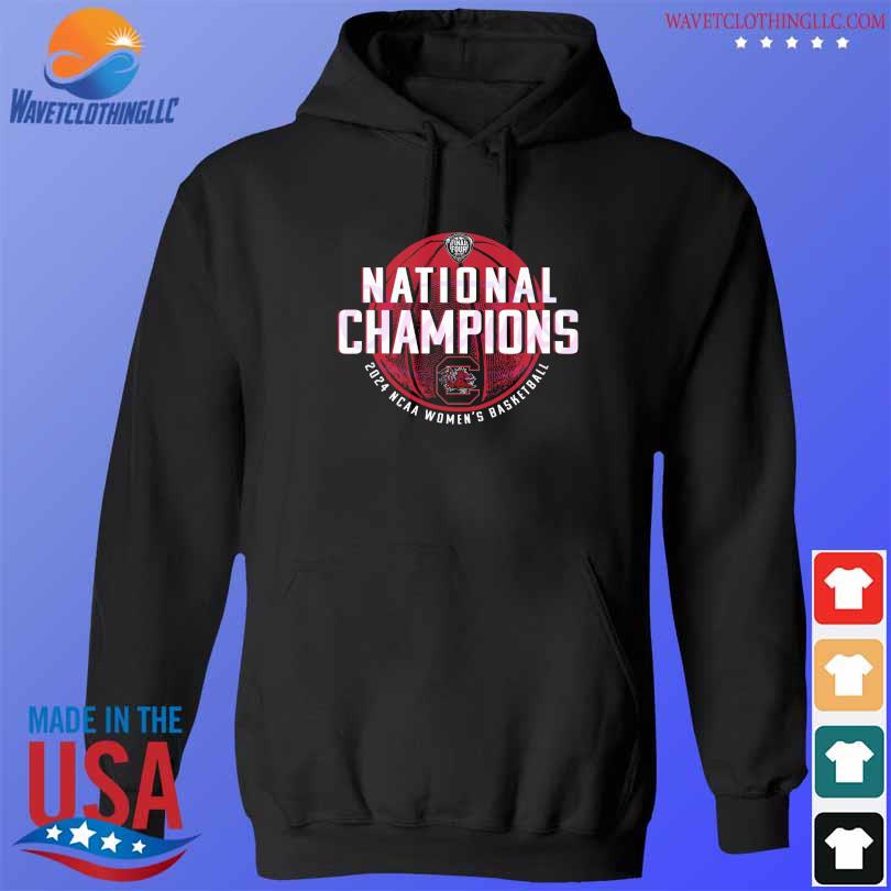 National champions south Carolina gamecocks basketball 2024 s hoodie den