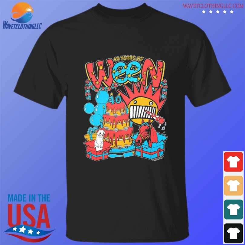 Top Ween 40th anniversary tour 2024 shirt