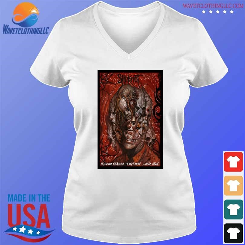 Best Slipknot 2024 tour poster inglewood sept 13 concert shirt