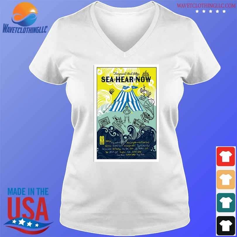 Nice Sea hear now festival sep 14-15 2024 in asbury park nj poster shirt