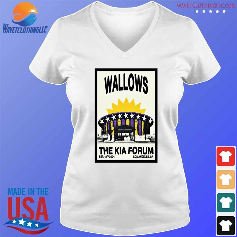 Nice Wallows sept 12 2024 the kia forum in inglewood ca poster shirt