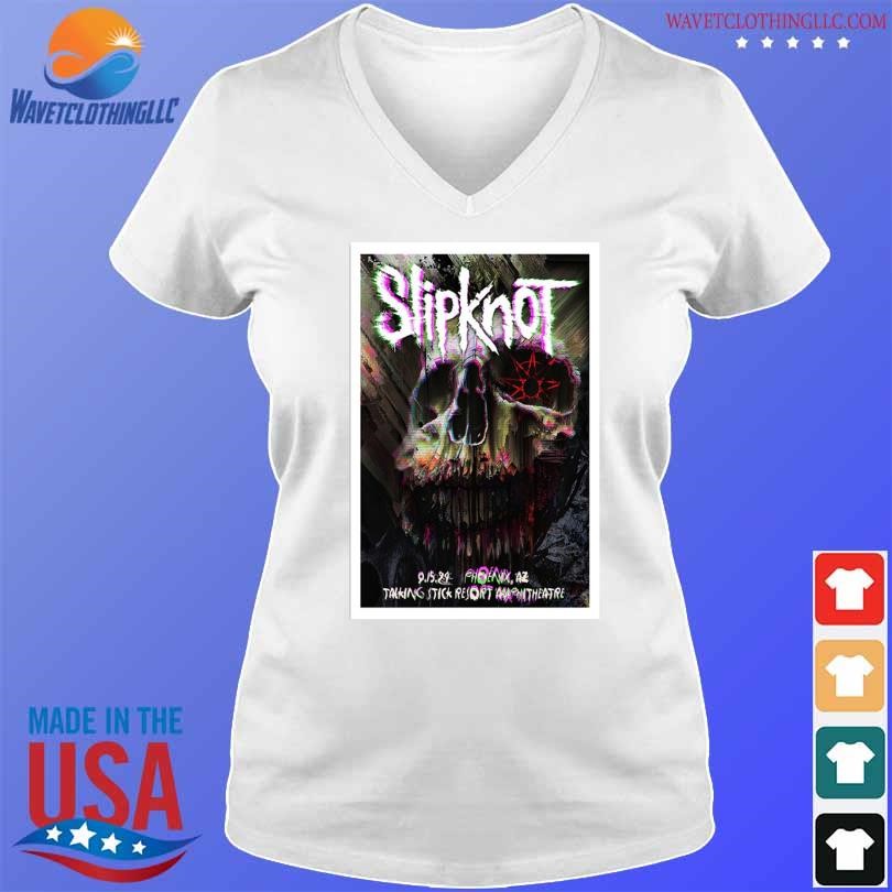 Premium Slipknot phoenix az september 15 2024 talking stick resort amphitheatre concert poster shirt