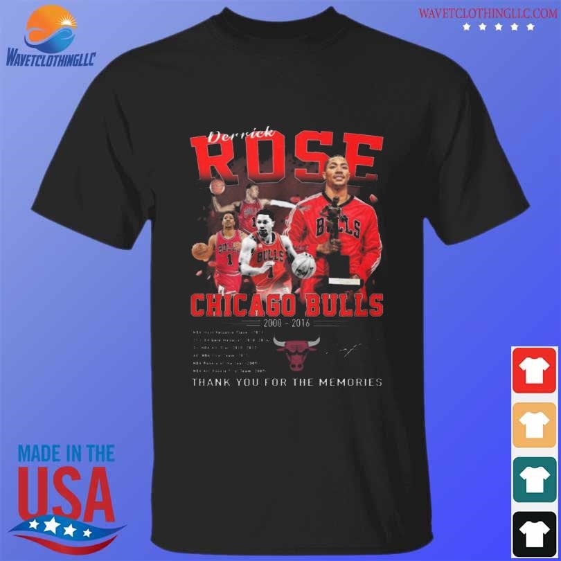 Top Chicago bulls derrick rose nba most valuable player 2011 thank you shirt