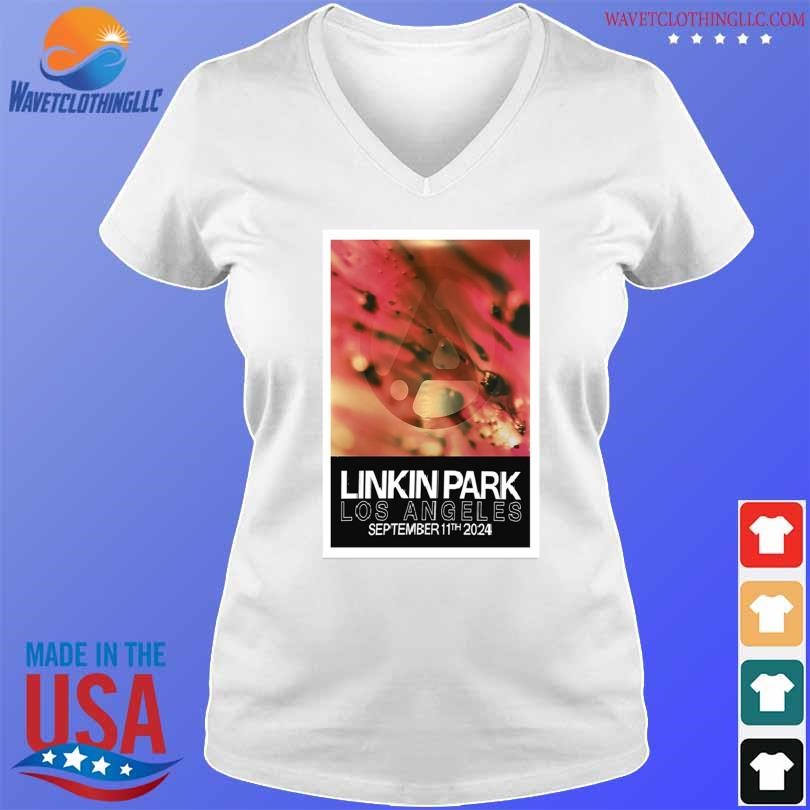 Top Tour poster linkin park in los angeles ca on september 11 2024 shirt